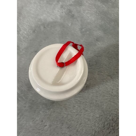 Starbucks 2018 Ceramic Ornament Gold 2.5” - Picture 3 of 4